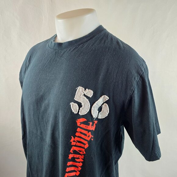 Jagermeister Mens XL Black Logo Graphic T Shirt Distressed Bar Promo Alcohol Gen - Picture 4 of 7